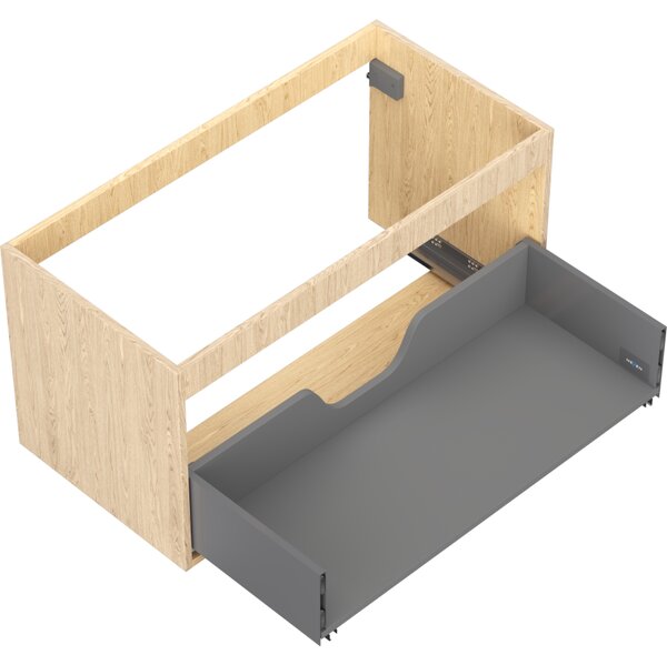 Mexen Box-A, dulap suspendat 90 cm, 1 sertar, stejar, 91AX0-0900-470-1-81