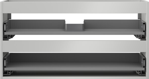 Mexen Box-A, dulap suspendat 90 cm, 2 sertare, gri mat, 91AX0-0900-470-2-62