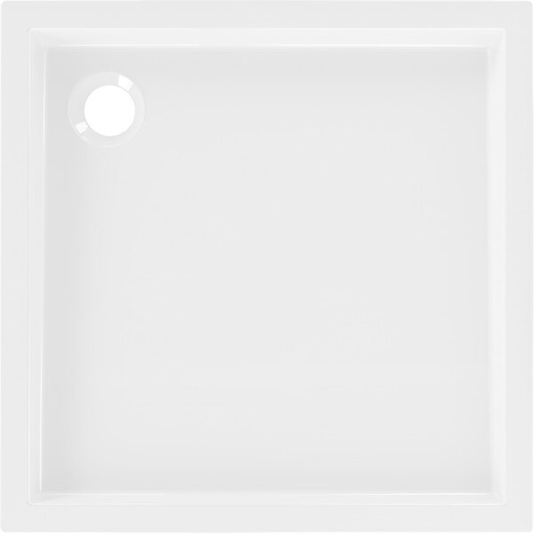 Mexen Flow+, cădiță de duș pătrată 90 x 90 cm, alb lucios, 46S109090H