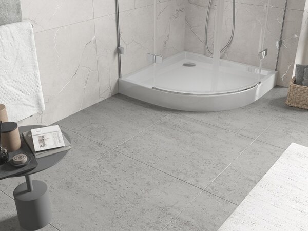 Cădiță de duș Mexen Flow+ rotundă 80 x 80 cm, alb lucios, 46Q108080H