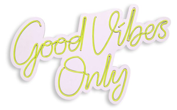 Lampa Neon Good Vibes Only 2, 37x62 cm