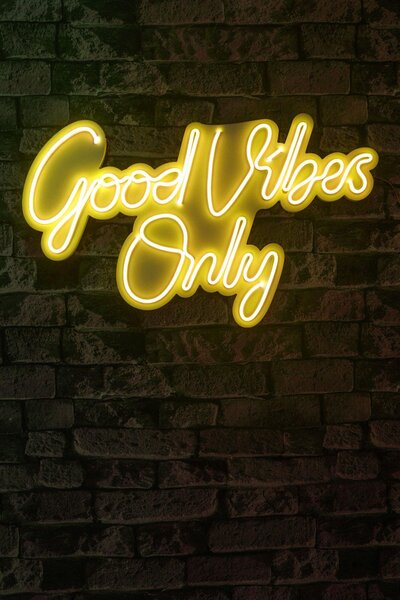 Lampa Neon Good Vibes Only 2, 37x62 cm