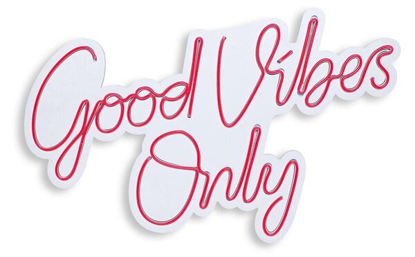 Lampa Neon Good Vibes Only 2, 37x62 cm