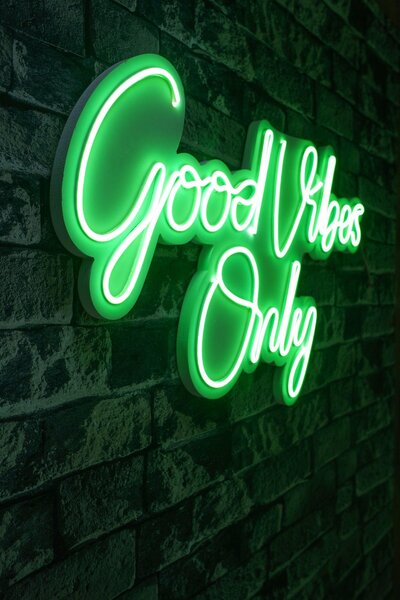 Lampa Neon Good Vibes Only 2, 37x62 cm