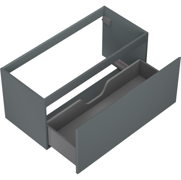 Mexen Orio, Dulap baie 100 cm, 1 sertar, grafit mat, 91A10-10047-1-BF66