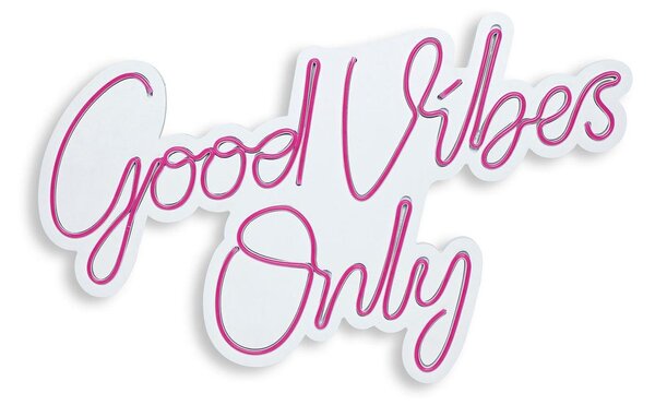 Lampa Neon Good Vibes Only 2, 37x62 cm