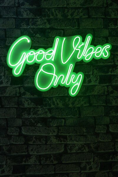 Lampa Neon Good Vibes Only 2, 37x62 cm