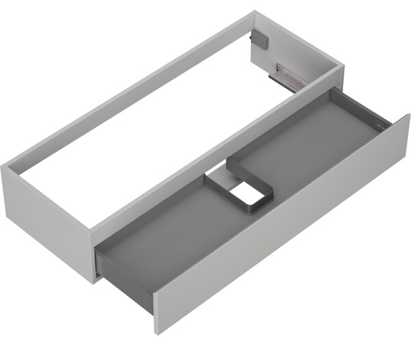 Mexen Orio, mobilier baie 120 cm, 1 sertar, gri mat, 91A10-12023-1-BF62