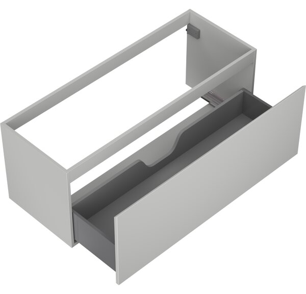 Mexen Orio, mobilier baie 120 cm, 1 sertar, gri mat, 91A10-12047-1-BF62
