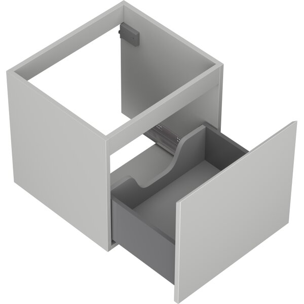 Mexen Orio, mobilier baie 50 cm, 1 sertar, gri mat, 91A10-05047-1-BF62