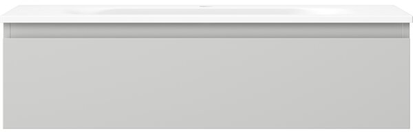 Mexen Orio, mobilier baie 90 cm cu lavoar Vela, 1 sertar, gri mat/alb mat, 91A10-09023-1-BF62-W23M01