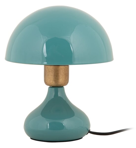Veioză turcoaz cu abajur din metal (înălțime 23 cm) Binc – Leitmotiv