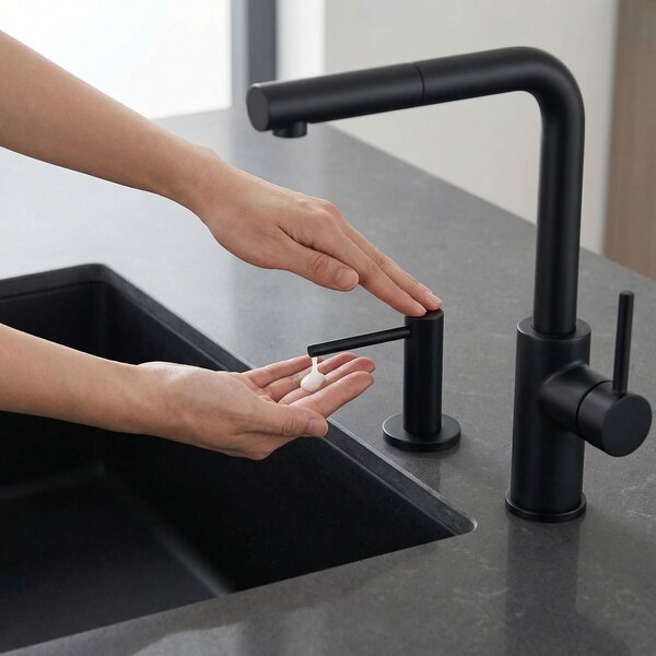Dispenser chuveta pentru detergent Rea DEX Black