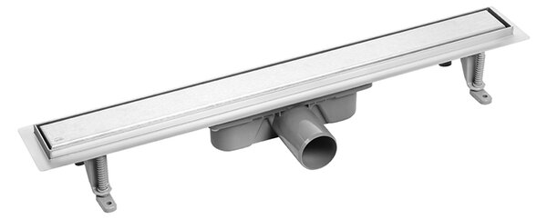 Laveo Basso, scurgere liniară cu grilă 50 cm, oțel, LAV-COB_250D