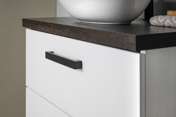 Aqualine Blat de lavoar VEGA Aqualine, 62,5x45cm, stejar negru, VG665