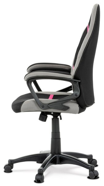 Scaun/ Fotoliu gaming Leira-L611-PINK (negru + gri + roz). 1042683