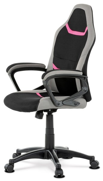Scaun/ Fotoliu gaming Leira-L611-PINK (negru + gri + roz). 1042683