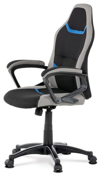 Scaun/ Fotoliu gaming Leira-L611-BLUE (negru + gri + albastru). 1042711