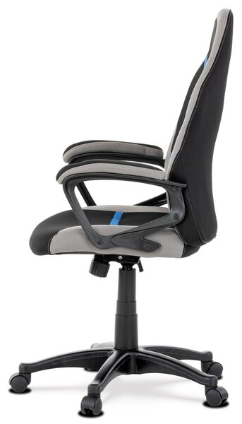 Scaun/ Fotoliu gaming Leira-L611-BLUE (negru + gri + albastru). 1042711