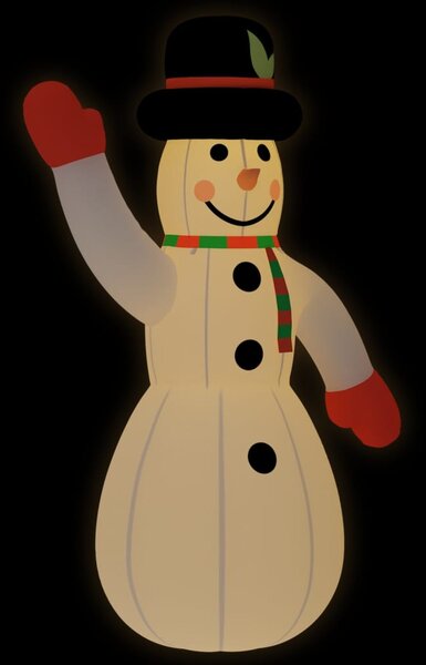 Om de zăpadă gonflabil pentru Crăciun, cu LED-uri, 1000 cm