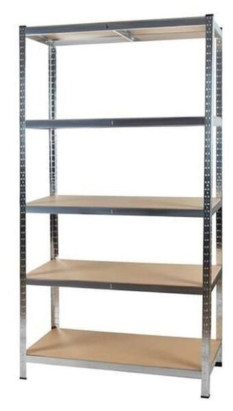 Raft metalic cu 5 polite, capacitate 175kg/polita, total 875 kg, cadru otel, 180X90X40 cm