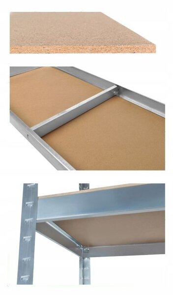 Raft metalic cu 5 polite, capacitate 175kg/polita, total 875 kg, cadru otel, 180X90X40 cm