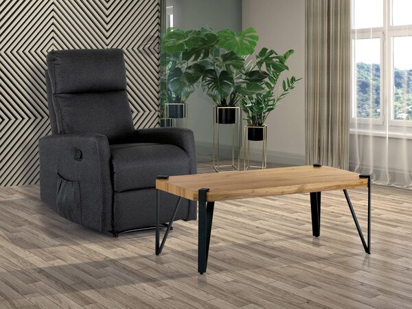 Măsuță cafea Arthus-260-OAK (stejar + negru). 1042778