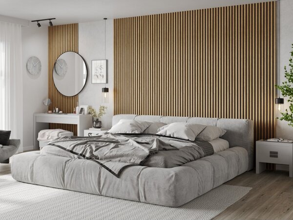 Mexen Lam-F, lamele acustice de perete 275 × 30 cm, suport din fetru 8 mm, furnir tehnic, pin clasic, S105-275307-3015-012