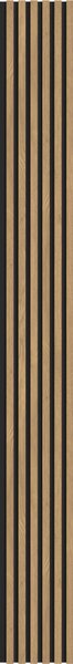 Mexen Lam-B, lamele acustice de perete 275 × 30 cm, placă HDF 4 mm, furnir tehnic, pin clasic, S100-275307-3015-012