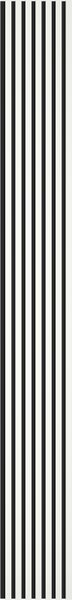 Mexen Lam-B, lamele de perete 275 × 31,5 cm, placă HDF 4 mm, alb lucios, S100-275317-2812-054