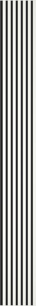 Mexen Lam-B, lamele de perete 275 × 31,5 cm, placă HDF 4 mm, alb mat, S100-275317-2812-051
