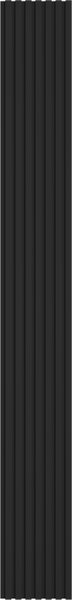Mexen Lam-B, lamele de perete 275 × 31,5 cm, placă HDF 4 mm, negru mat, S100-275317-2812-053