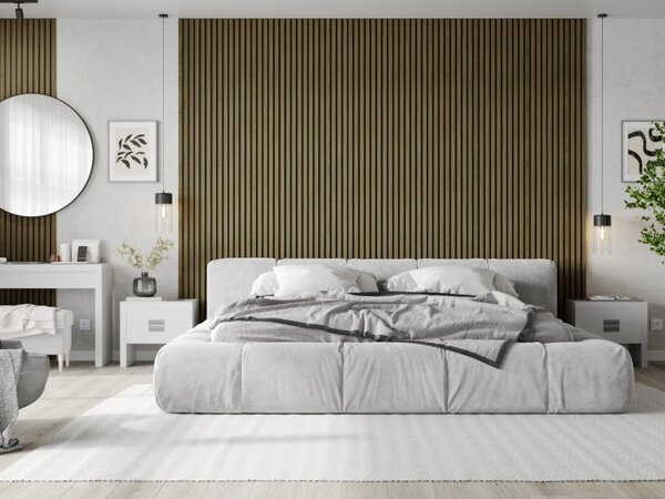 Mexen Lam-B, lamele de perete 275 × 31,5 cm, placă HDF 4 mm, stejar clasic, S100-275317-2812-072
