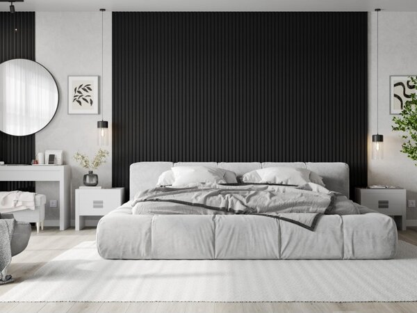 Mexen Lam-F, lamele acustice de perete 275 × 31,5 cm, fetru 6 mm, in negru, S105-275317-2812-069