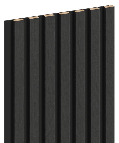 Mexen Lam-B, lamele de perete 275 × 31,5 cm, placă HDF 4 mm, in negru, S100-275317-2812-069