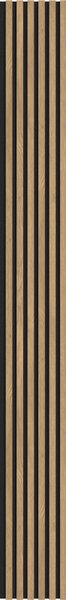 Mexen Lam-F, lamele acustice de perete 275 × 30 cm, suport din fetru 8 mm, furnir tehnic, pin clasic, S105-275307-3015-012