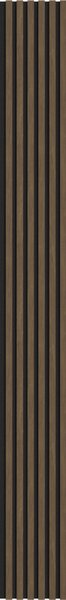 Mexen Lam-F, lamele acustice de perete 275 × 30 cm, suport din fetru 8 mm, furnir tehnic, nuc cacao, S105-275307-3015-018