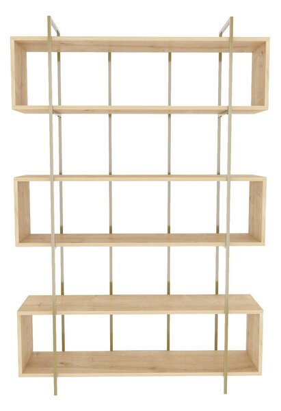 Biblioteca Hugi Lux cu 6 Rafturi, 120x180x30 cm