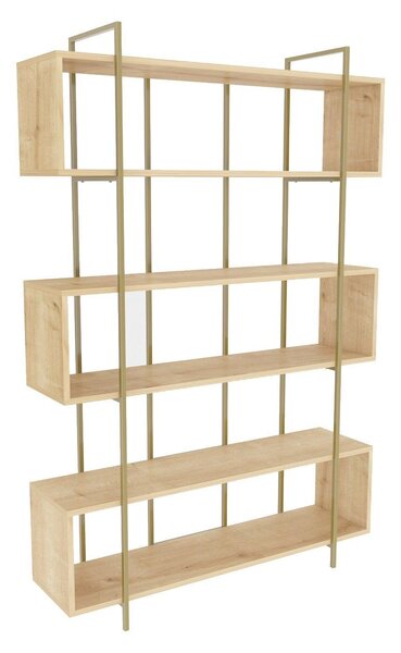 Biblioteca Hugi Lux cu 6 Rafturi, 120x180x30 cm