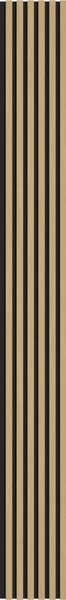 Mexen Lam-F, lamele acustice de perete 275 × 30 cm, suport din fetru 8 mm, furnir tehnic, stejar auriu, S105-275307-3015-003