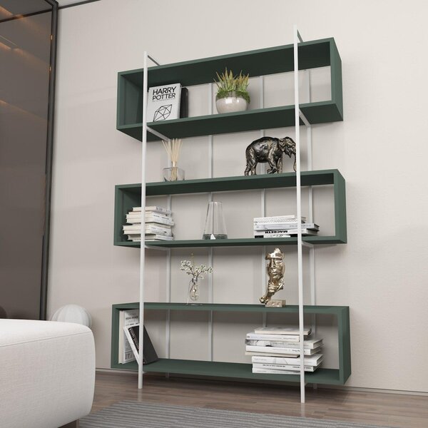 Biblioteca Hugi Lux cu 6 Rafturi, 120x180x30 cm