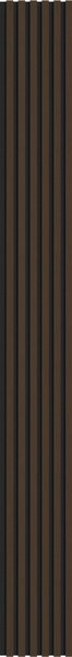 Mexen Lam-F, lamele acustice de perete 275 × 30 cm, suport din fetru 8 mm, furnir tehnic, lemn de trandafir, nuc, S105-275307-3015-021