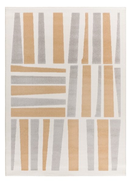 Covor gri deschis-crem 133x190 cm Flora – Universal