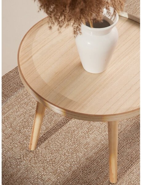 Covor tip traversă pentru interior și exterior bej/fildeș 80x250 cm Duet Kona – NORTHRUGS