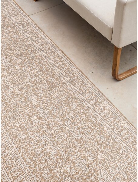 Covor tip traversă pentru interior și exterior bej/fildeș 80x250 cm Duet Kona – NORTHRUGS