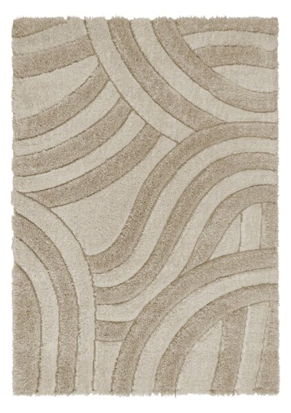 Covor bej handmade din fibre reciclate 160x230 cm Velvet – Flair Rugs