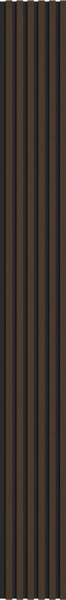 Mexen Lam-B, lamele acustice de perete 275 × 30 cm, placă HDF 4 mm, furnir tehnic, lemn de trandafir, nuc, S100-275307-3015-021