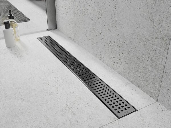 Capac de jgheab Mexen Flat M08 60 cm, grafit periat, 1E25060