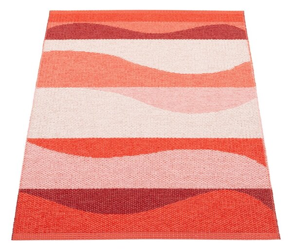 Covor pentru exterior și interior roșu 70x100 cm Urvi Fire – Pappelina