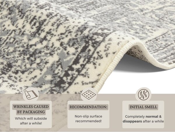 Covor Hanse Home Celebration Plume, 120x170 cm, gri-crem